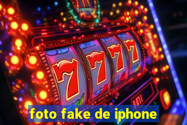 foto fake de iphone